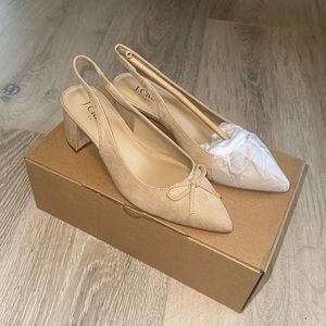 Nude Slingback Heels